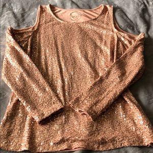 Cold shoulder blouse